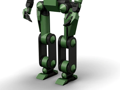 Military Generic Robot 2027 3D Model