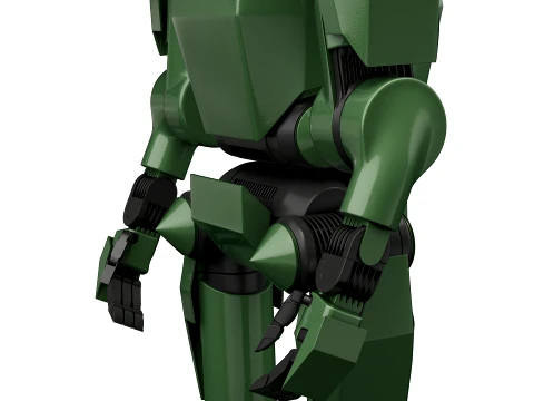 Military Generic Robot 2027 3D Model