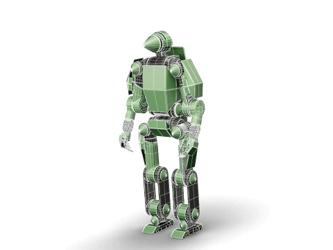 Military Generic Robot 2027 3D Model
