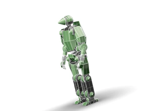 Military Generic Robot 2027 3D Model