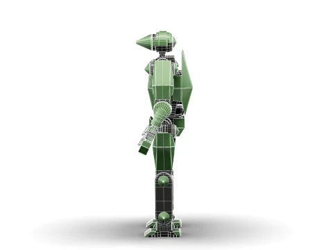 Military Generic Robot 2027 3D Model