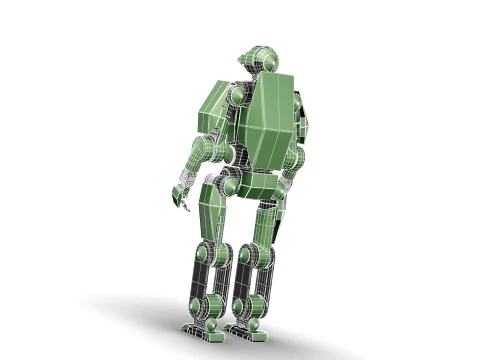 Military Generic Robot 2027 3D Model