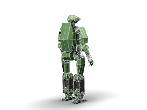 Military Generic Robot 2027 3D Model