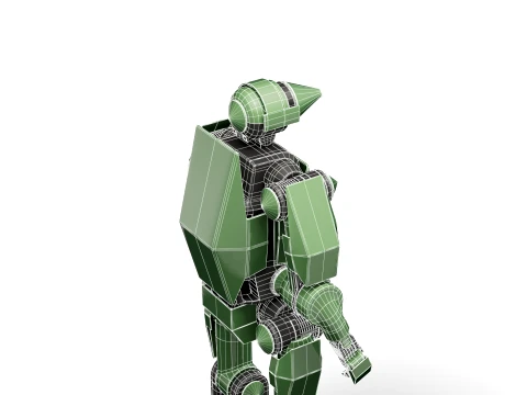 Military Generic Robot 2027 3D Model