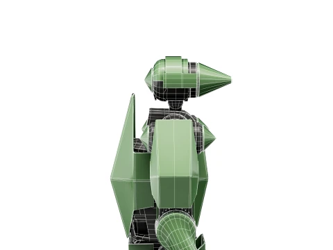 Military Generic Robot 2027 3D Model