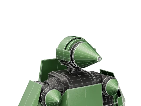 Military Generic Robot 2027 3D Model