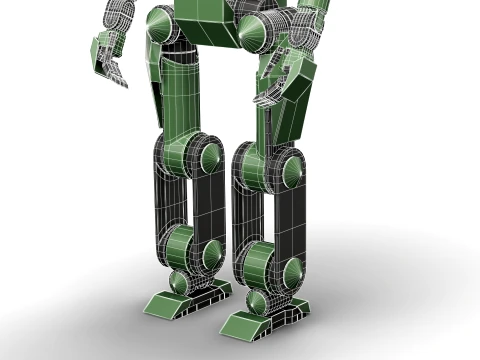 Military Generic Robot 2027 3D Model