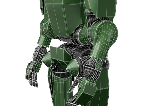 Military Generic Robot 2027 3D Model