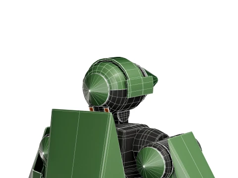 Military Generic Robot 2027 3D Model