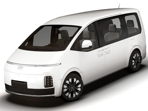 Hyundai Staria Electric VIP 2027 3D Model
