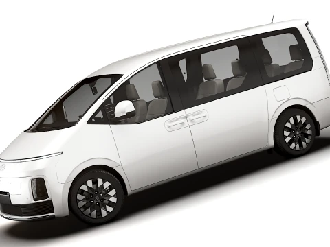 Hyundai Staria Electric VIP 2027 3D Model