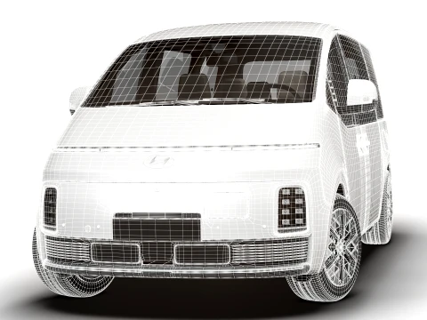 Hyundai Staria Electric VIP 2027 3D Model