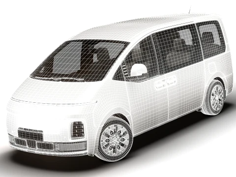 Hyundai Staria Electric VIP 2027 3D Model