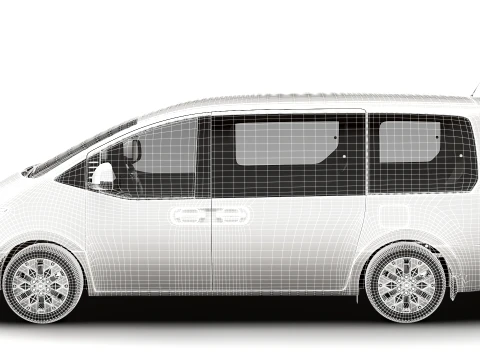 Hyundai Staria Electric VIP 2027 3D Model