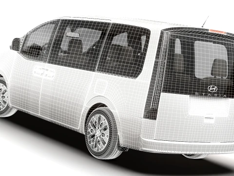Hyundai Staria Electric VIP 2027 3D Model