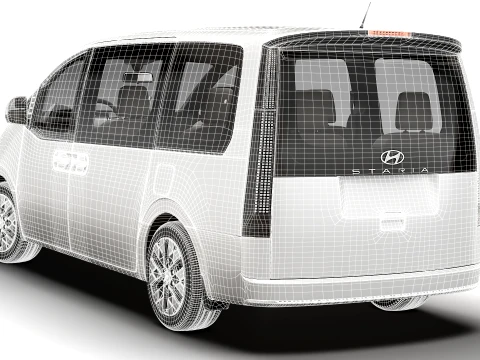 Hyundai Staria Electric VIP 2027 3D Model