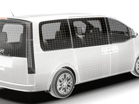 Hyundai Staria Electric VIP 2027 3D Model