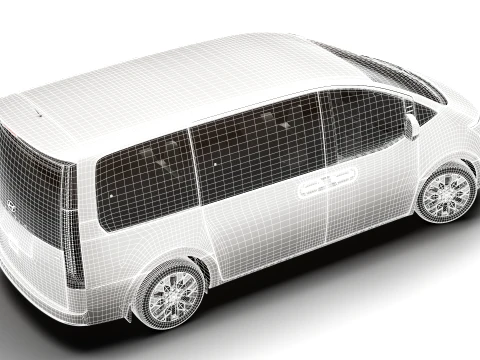 Hyundai Staria Electric VIP 2027 3D Model