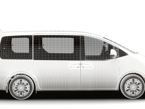 Hyundai Staria Electric VIP 2027 3D Model