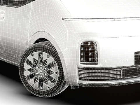 Hyundai Staria Electric VIP 2027 3D Model