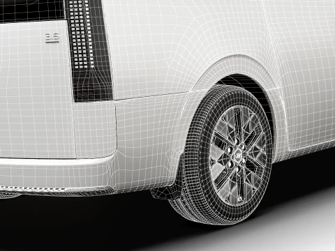 Hyundai Staria Electric VIP 2027 3D Model