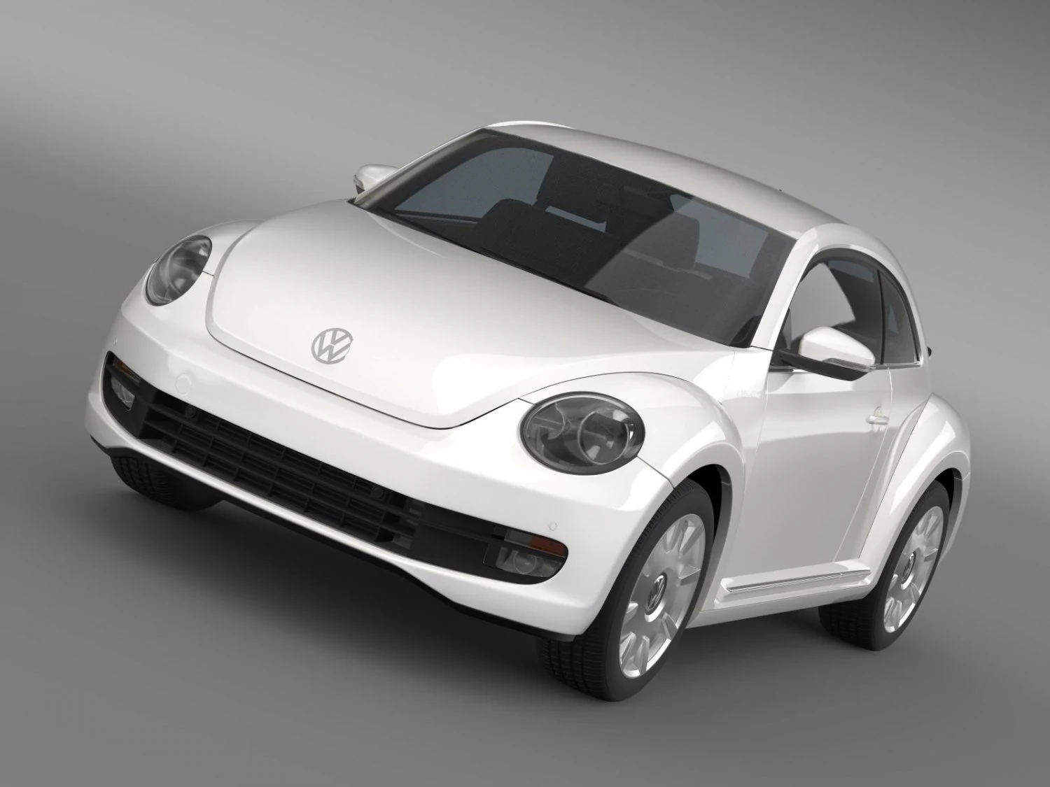 vw ibeetle 2015 3D Model .c4d .max .obj .3ds .fbx .stl .blend 