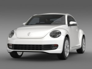 vw ibeetle 2015 3D Модель