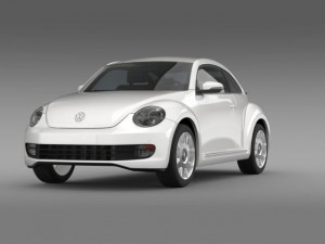 vw ibeetle 2015 3D Модель
