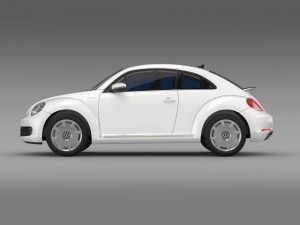 vw ibeetle 2015 3D Модель