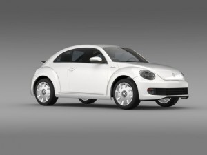 vw ibeetle 2015 3D Модель