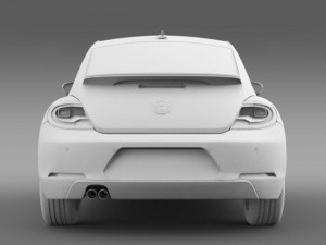 vw ibeetle 2015 3D Модель