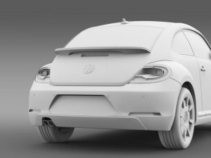 vw ibeetle 2015 3D Модель