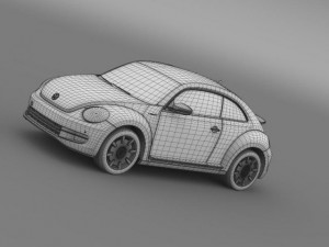 vw ibeetle 2015 3D Модель