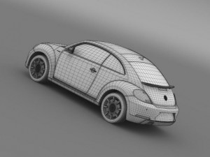 vw ibeetle 2015 3D Модель