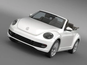 vw ibeetle кабріолет 2015р 3D Модель