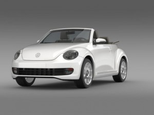 vw ibeetle cabrio 2015 Modelo 3D