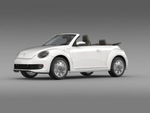 vw ibeetle cabrio 2015 Modelo 3D