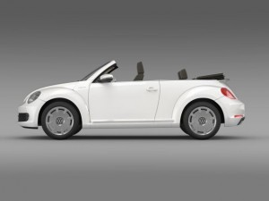 vw ibeetle cabrio 2015 Modelo 3D