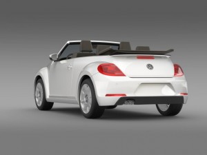 vw ibeetle cabrio 2015 Modelo 3D