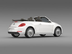 vw ibeetle cabrio 2015 Modelo 3D