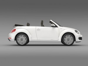 vw ibeetle cabrio 2015 Modelo 3D
