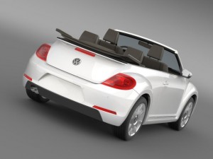 vw ibeetle cabrio 2015 Modelo 3D