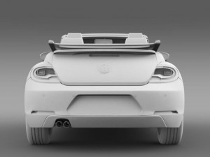 vw ibeetle cabrio 2015 Modelo 3D