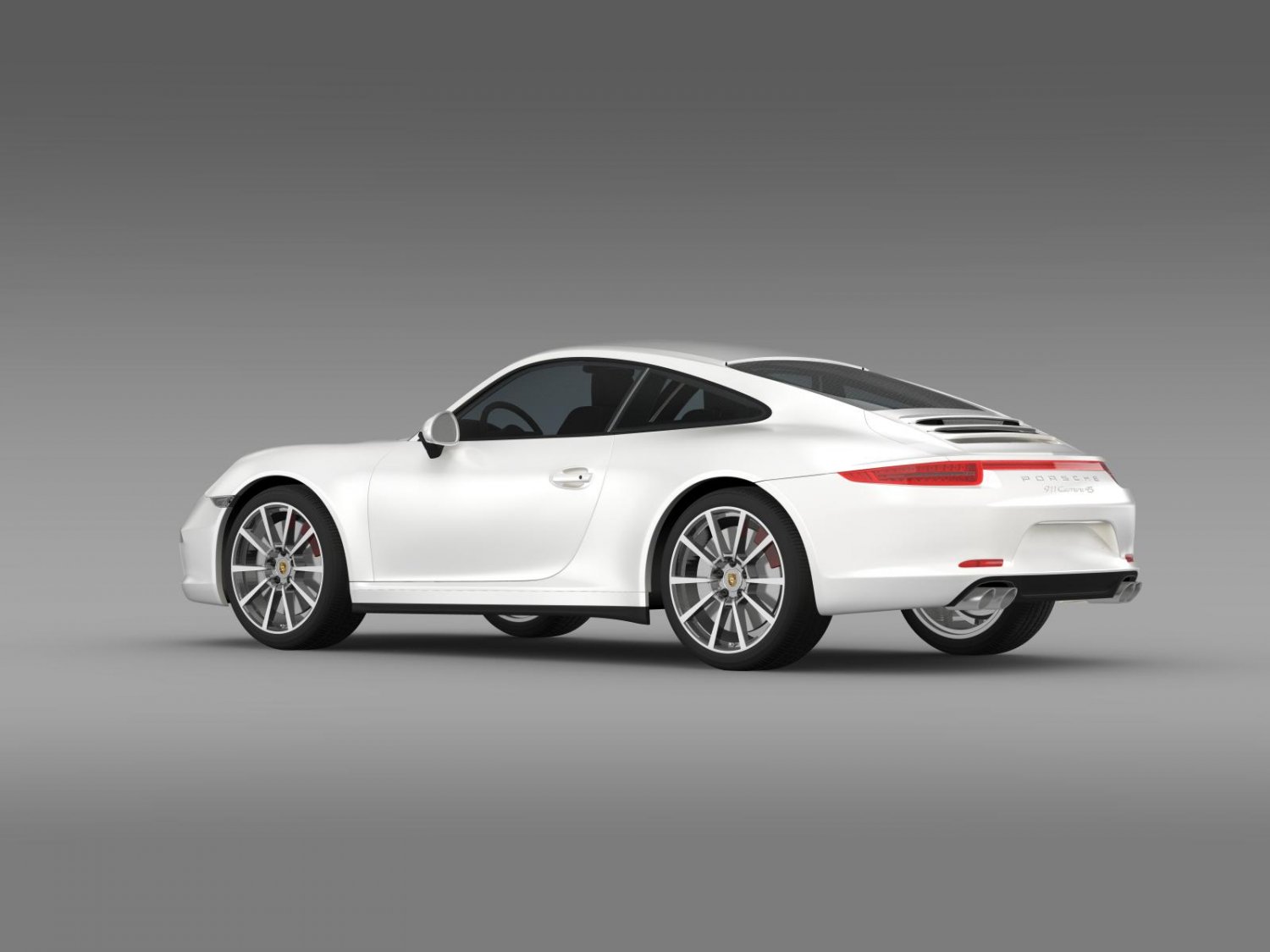Porsche models. Порше 911 Тарга белый.