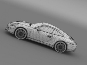 porsche 911 carerra 4s 2013 Modelo 3D
