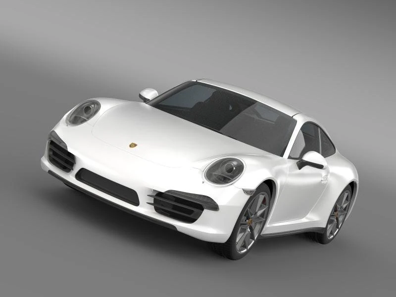 porsche 911 carerra 2013 3D Model .c4d .max .obj .3ds .fbx .stl .blend 