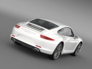 porsche 911 carerra 2013 3D 모델