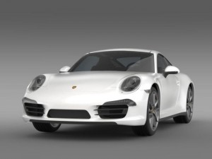 porsche 911 carerra 2013 3D 모델
