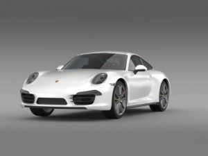 porsche 911 carerra 2013 3D 모델