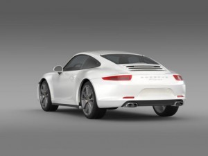 porsche 911 carerra 2013 3D 모델